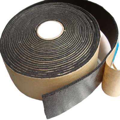 High Quality Custom Size Custom Color Rubber Foam PVC coil insulation tape With Free Sample